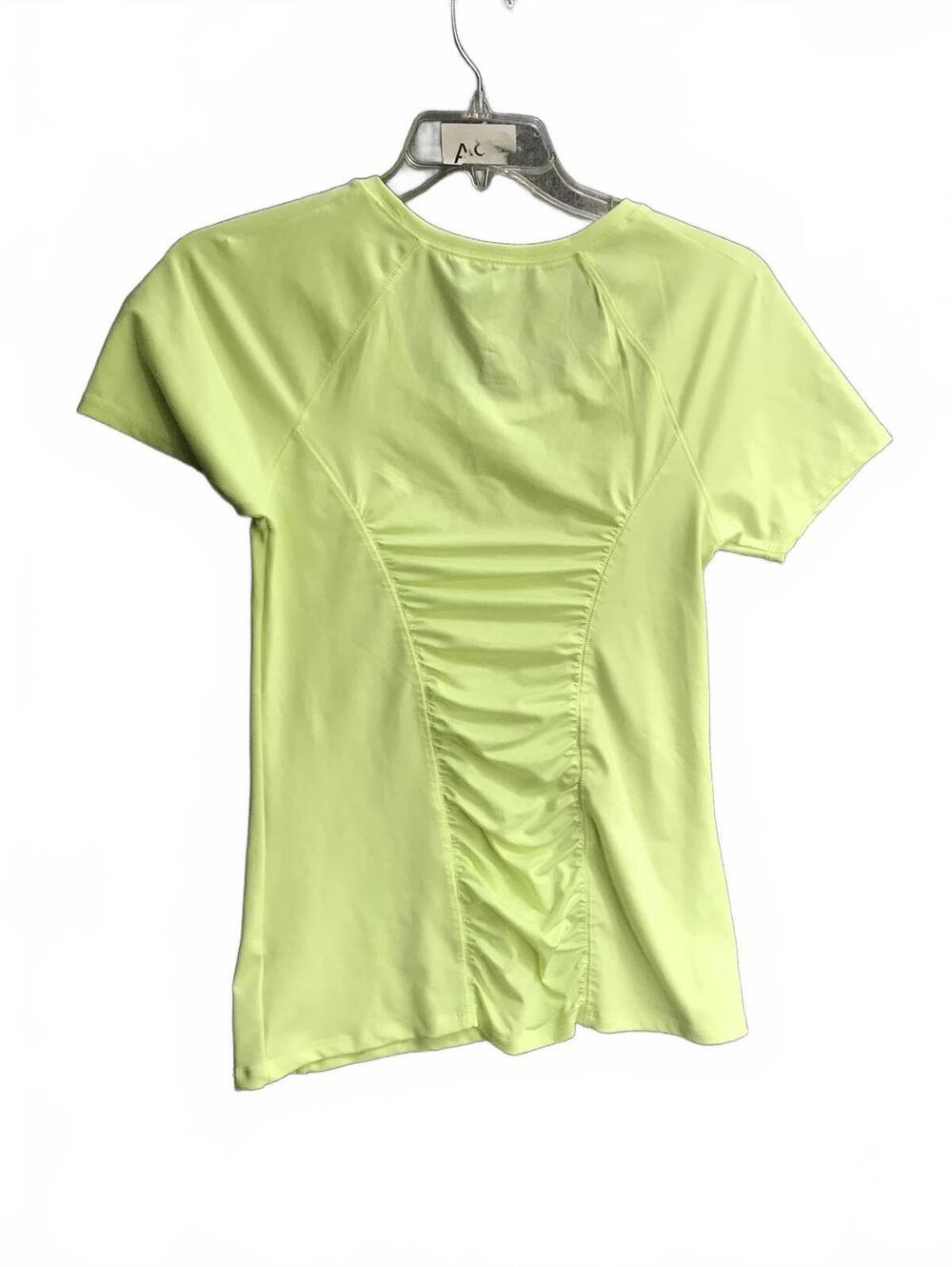 Old Navy Top Active Fit Women Size L Green Mesh Short Sleeves Summer Gym - Picture 5 of 7